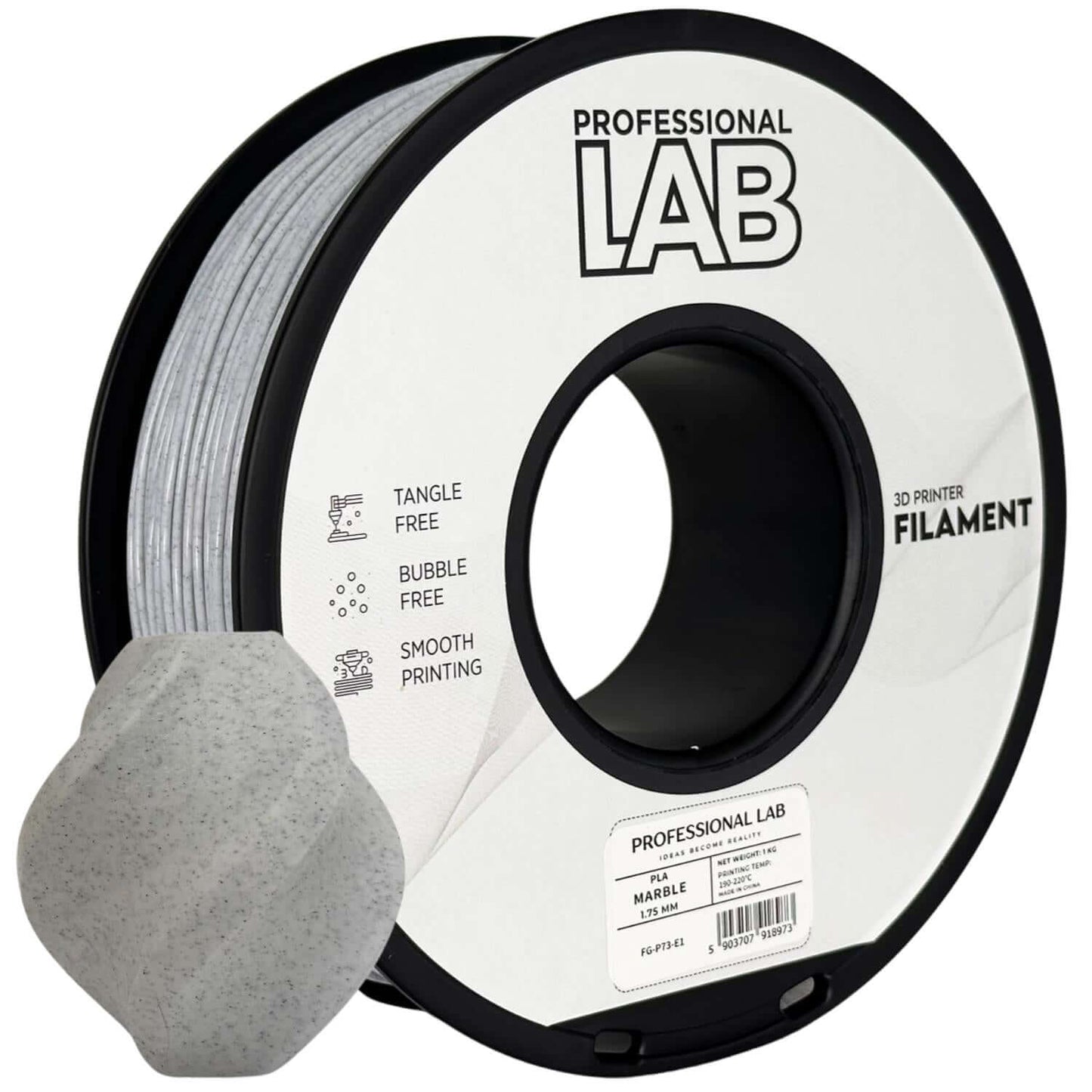 Professional Lab PLA Marble mit Steinoptik