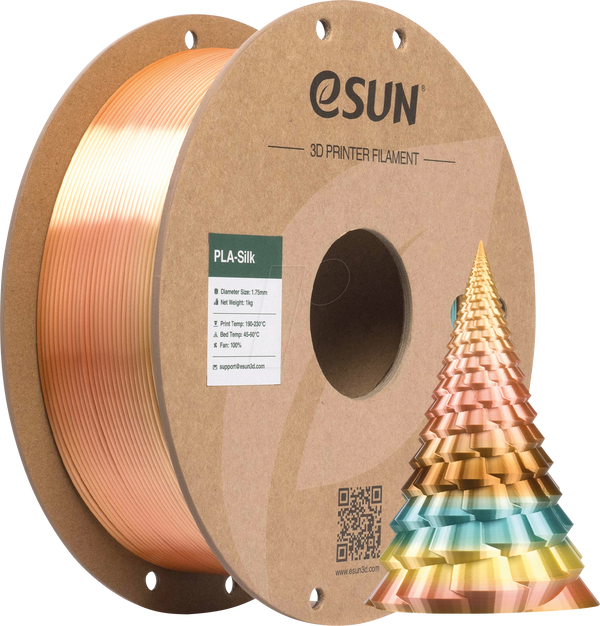 eSUN ePLA-Silk Rainbow – Mehrfarbiges Filament mit Farbverlauf