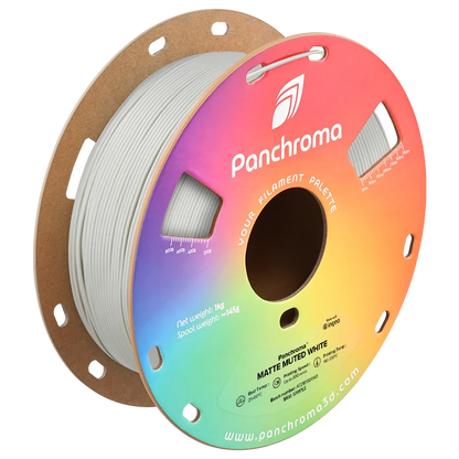 Polymaker Panchroma PLA Matte Filament in Muted White, Spule