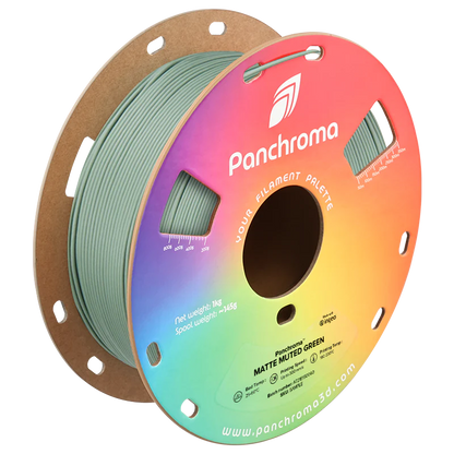Polymaker Panchroma PLA Matte Filament in Muted Green, Spule
