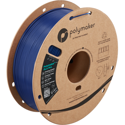 Polymaker PLA Pro Filament in Blau, 1,75 mm, 1-kg-Spule