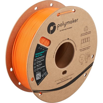 Polymaker PLA Pro Filament in Orange, 1,75 mm, 1-kg-Spule