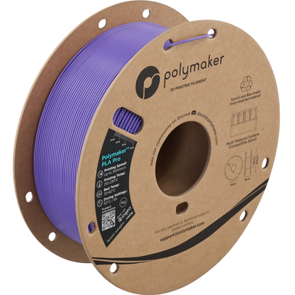 Polymaker PLA Pro Filament in Violett, 1,75 mm, 1-kg-Spule