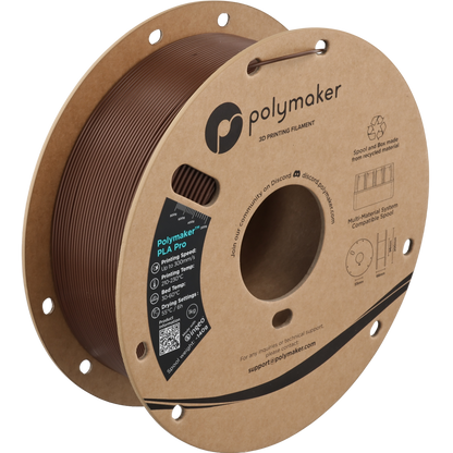 Polymaker PLA Pro Filament in Braun, 1,75 mm, 1-kg-Spule
