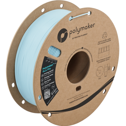 Polymaker PLA Pro Filament in Hellblau, 1,75 mm, 1-kg-Spule