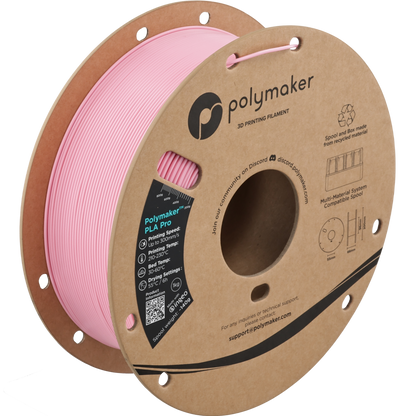 Polymaker PLA Pro Filament in Pink, 1,75 mm, 1-kg-Spule