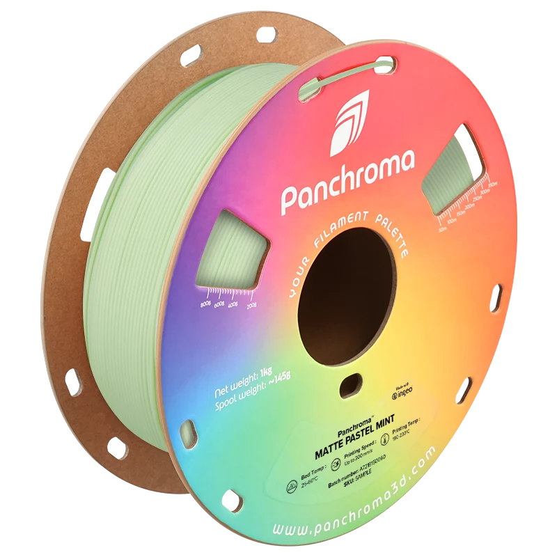 Polymaker Panchroma PLA Matte Filament in Pastel Mint, Spule