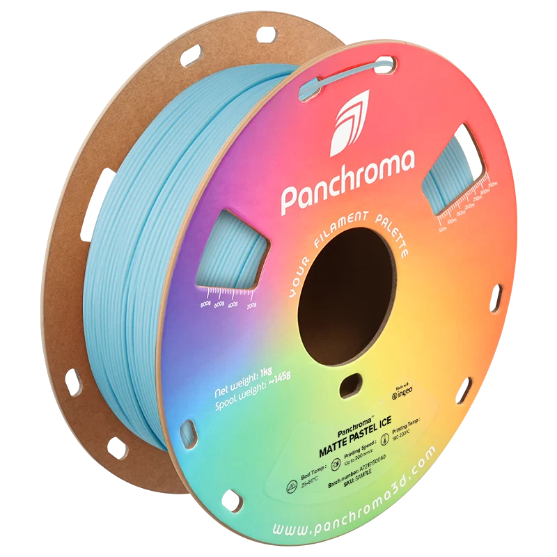 Polymaker Panchroma PLA Matte Filament in Pastel Ice, Spule