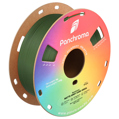 Polymaker Panchroma PLA Matte Filament in Army Dark Green, Spule