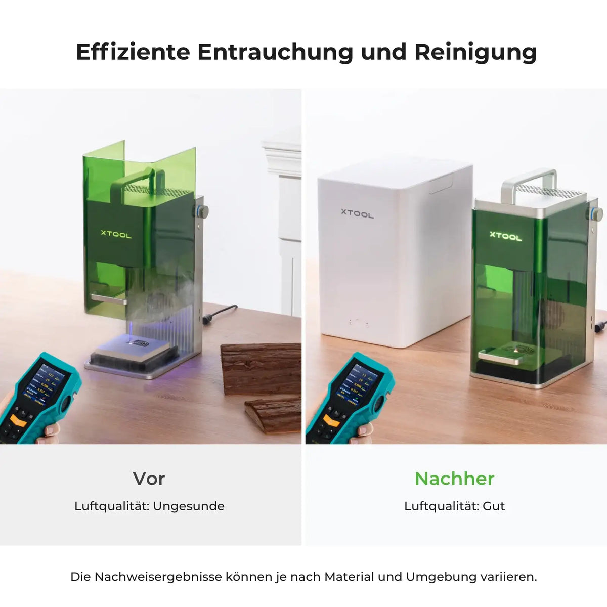 xTool Desktop Smoke Purifier Rauchreiniger für M2/M1 Ultra/F1/F2 xTool Filamentkontor